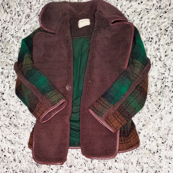 Free People Misfits Plaid Peacoat - Picture 5 of 9